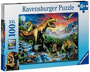 Ravensburger puzzel Bij de dinosaurussen (100 stukken)