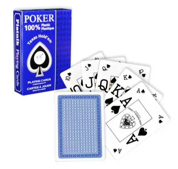 Serena Kunstmatig Tot ziens Poker Speelkaarten 100% plastiek - Bestel online bij Lotana !