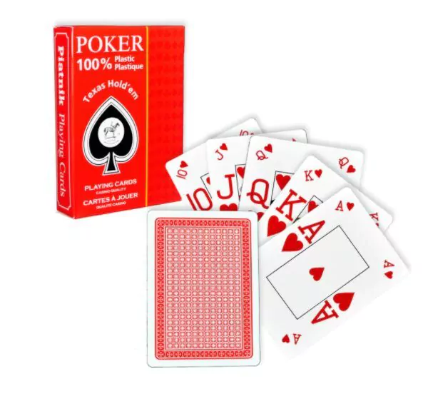Het hotel ontslaan muziek Poker Speelkaarten 100% plastiek - Bestel online bij Lotana !