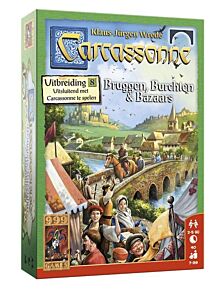 Carcassonne Bruggen burchten en bazaars - nieuwe versie (999 games)