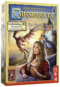 Carcassonne uitbreiding De Draak, de Fee en de Jonkvrouw (999 games)
