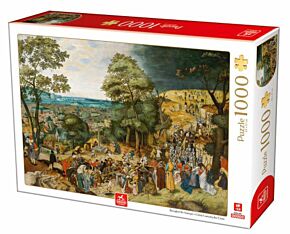 Jigsaw Puzzle Brueghel the Younger: Christ Carrying the Cross