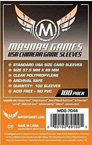 USA Chimera Game Sleeves (57,5x89mm) clear (100)