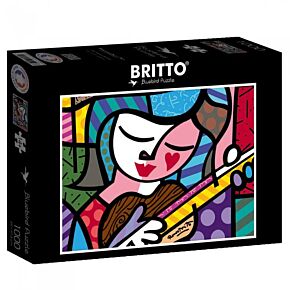 Britto Girl with guitar
